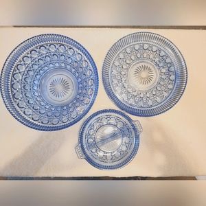 Indiana Glass Windsor 3 Pc Salad Bowl Set (8.5lb)